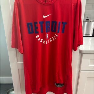 Nike Authentic Detroit Pistons Warmup Top